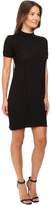 Thumbnail for your product : Vera Wang Short Sleeve Knit Dress w/ Tulle Back