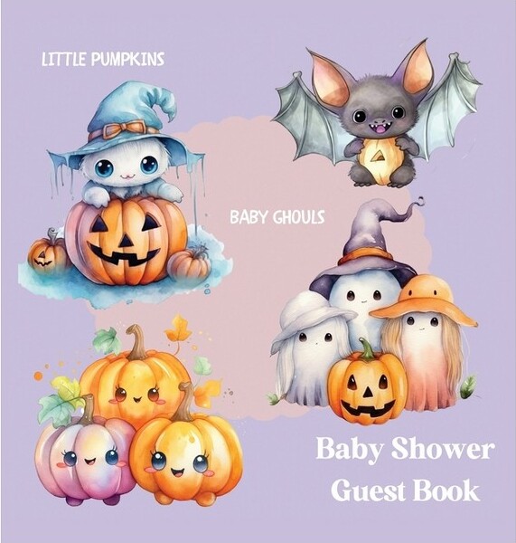 Lulu and Bell HalloweenBabyShowerGuestBook(hardback)-byLuluandBell(Hardcover)