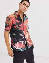 Thumbnail for your product : N. Rip Dip RIPNDIP Koi Button Up short sleeve shirt in multi