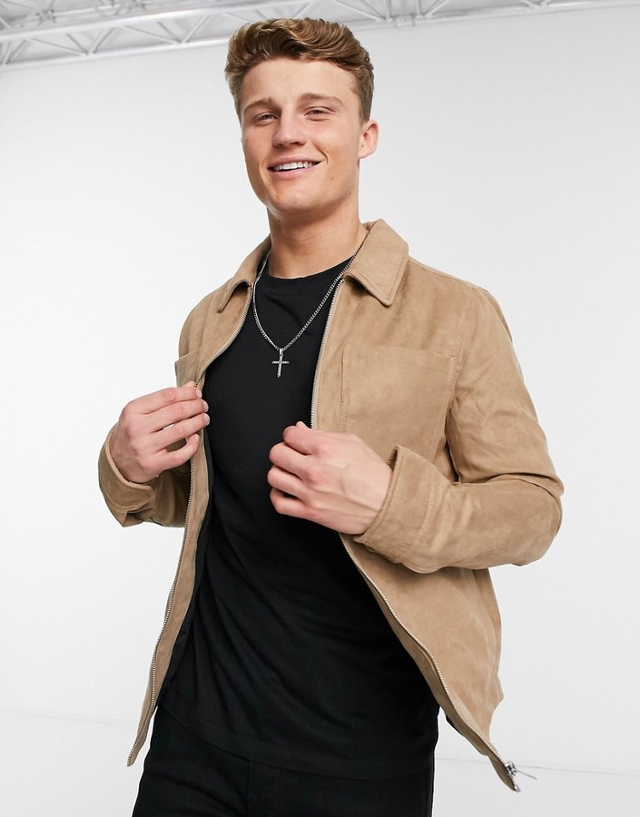jack and jones suede jacket