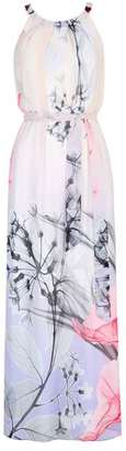 Wallis Lilac Pastel Floral Maxi Dress