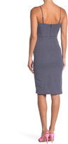 Thumbnail for your product : Betsey Johnson Square Neck Faux Wrap Dress