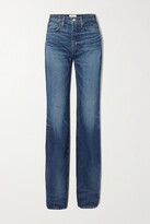 Thumbnail for your product : Frame Le Jane High-rise Straight-leg Jeans - Blue