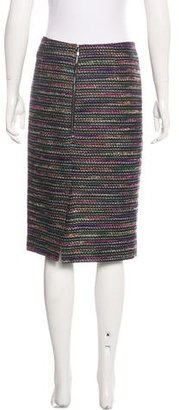 Rachel Roy Stripe Tweed Skirt