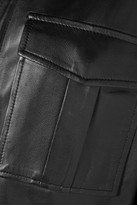 Thumbnail for your product : Frame Leather Mini Dress - Black