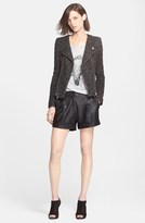 Thumbnail for your product : Elizabeth and James Leather Moto Shorts