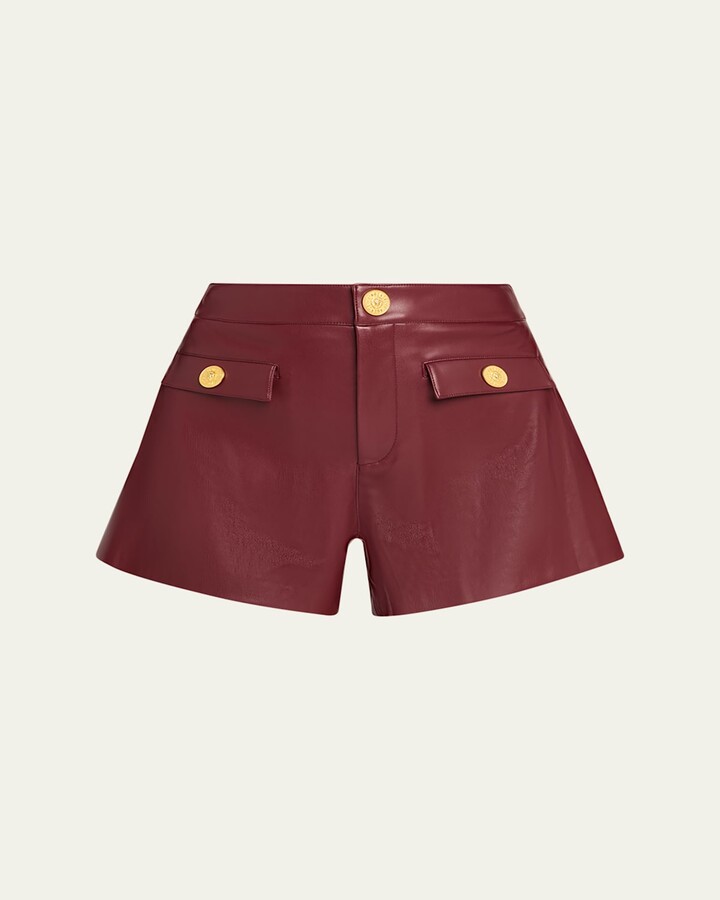 Dionne Faux Leather Shorts