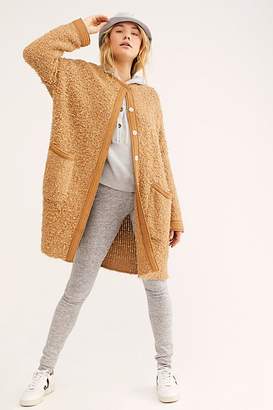 Free People Warm And Fuzzy Sweater Coat