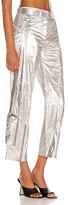 Thumbnail for your product : Helmut Lang Astro Foil Pant in Metallic Silver