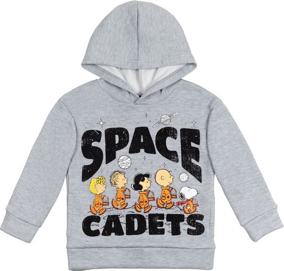 Snoopy PeanutsSnoopyCharlieBrownAndFriendsLittleBoysFleeceHoodieGrey7-8