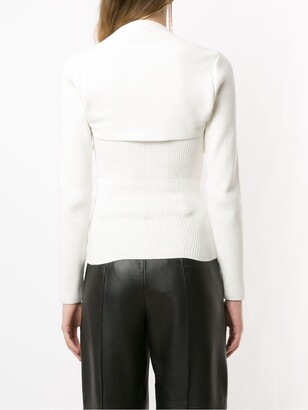 Nk Knitted Top With Removable Bolero
