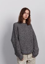 Thumbnail for your product : 6397 Merino Boucle Sweater Black/White Size: Medium