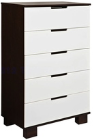 Thumbnail for your product : Babyletto Modo 5 Drawer Dresser- Espresso & White