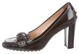 Thumbnail for your product : Tod's Patent Leather Loafer Pumps