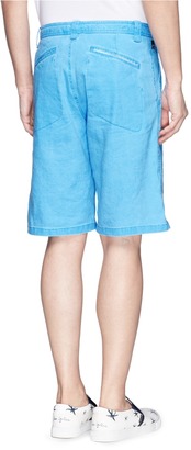 Armani Collezioni Cotton-linen shorts