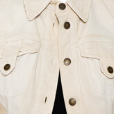 Thumbnail for your product : Dolce & Gabbana Vintage Beige Denim Button Front Jacket M