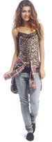 Thumbnail for your product : Wet Seal Crinkle Lace Trim Cami