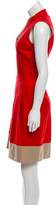 Thumbnail for your product : Akris Knee-Length Colorblock Dress