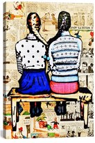 Thumbnail for your product : iCanvas 'See You in the Funny Papers - Annie Terrazzo' Giclée Print Canvas Art
