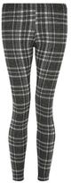 Thumbnail for your product : New Look Teens Black Check Jacquard Leggings