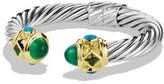 Thumbnail for your product : David Yurman Renaissance Bracelet with Green Onyx, Peridot, and Gold
