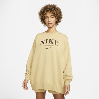Nike Sportswear Essentials Women's Oversized Fleece Sweatshirt - ShopStyle