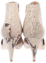 Thumbnail for your product : Loeffler Randall Reptilian Ankle Boots