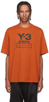 Thumbnail for your product : Y-3 Y 3 Orange Stacked Logo T-Shirt