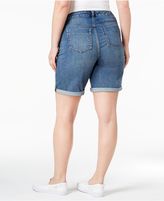 Thumbnail for your product : Style&Co. Style & Co Plus Size Cuffed Denim Shorts, Created for Macy's