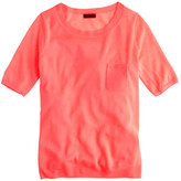 Thumbnail for your product : J.Crew Collection featherweight cashmere pocket tee