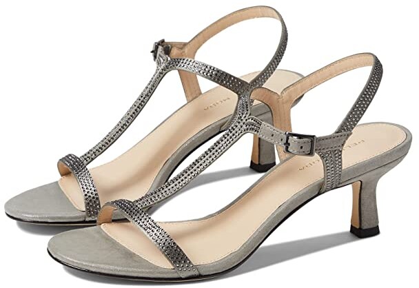 Pewter color women's dress shoes Clearance