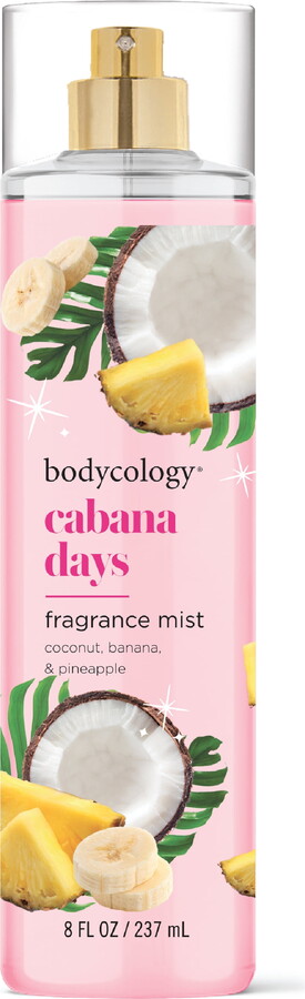 Bodycology Long-Lasting Fragrance Body Mist, Cabana Days, 8 fl oz