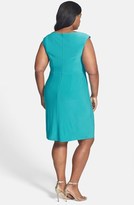 Thumbnail for your product : Adrianna Papell Sleeveless Matte Jersey Sheath Dress (Plus Size)