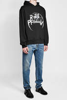 Thumbnail for your product : Maison Margiela Printed Cotton Hoodie