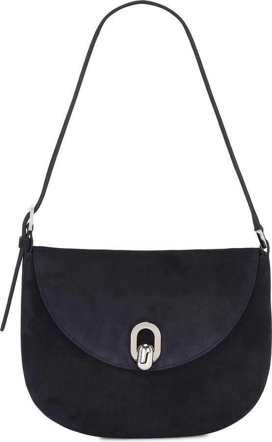 Savette The Small Tondo Hobo Bag in Navy