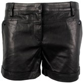 Thumbnail for your product : Tibi Leather Paneled Shorts