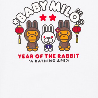 Bape Kids Baby Milo® printed cotton T-shirt