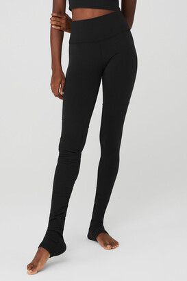 Alo Yoga  Airbrush High-Waist Highlight Goddess Legging in Black, Size:  2XS - ShopStyle