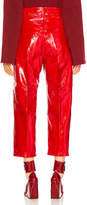 Thumbnail for your product : Petar Petrov Hollis Pants in Red Patent | FWRD