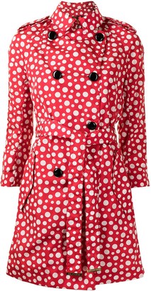 Louis Vuitton 2010s pre-owned Dots Infinity Yayoi Kusama trench coat -  ShopStyle