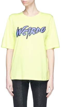 Ground Zero 'Weirdo' slogan print T-shirt