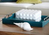 Thumbnail for your product : Ethan Allen Rectangular Turquoise Tray
