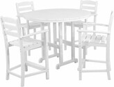 Thumbnail for your product : Polywood La Casa Caf 5-Piece Round Farmhouse Counter Set