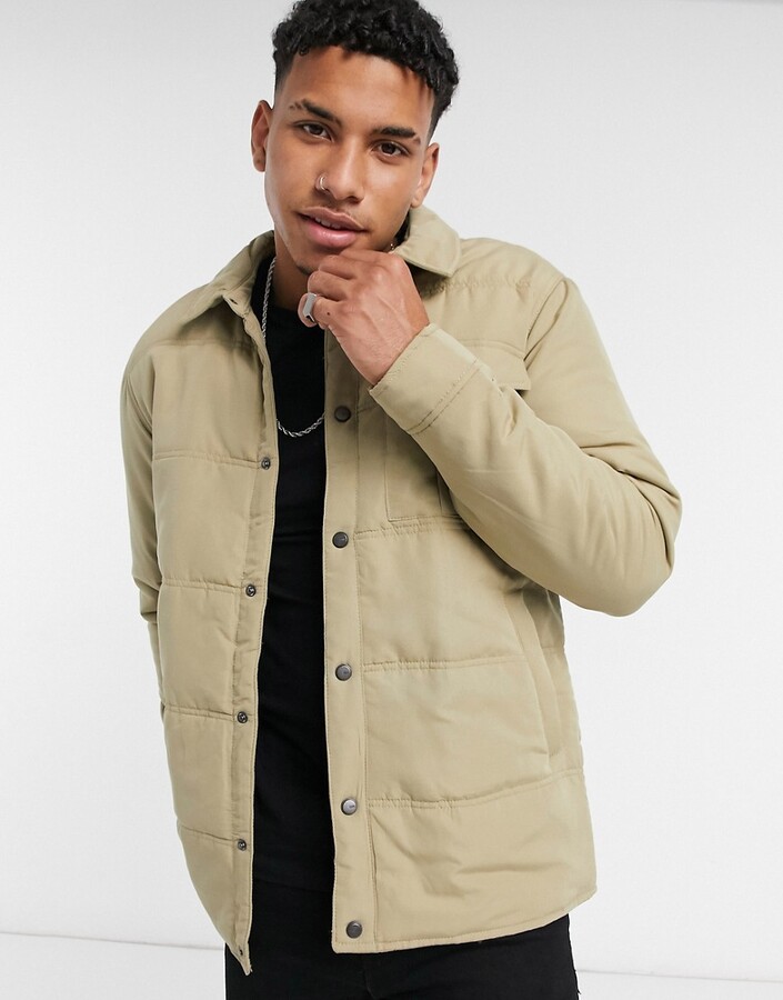 beige worker jacket