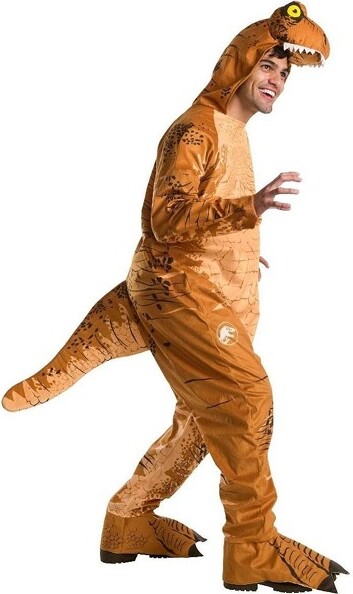Rubie's Costume Co Rubie'sJurassicWorld:FallenKingdomT-RexOversizedJumpsuitAdultDeluxeCostumeOneSizeFitsMost