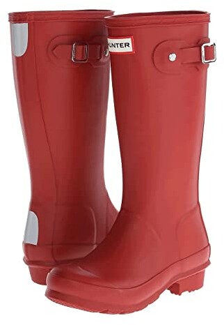 childrens red boots