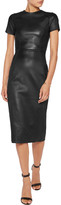 Thumbnail for your product : Iris and Ink Valencia stretch-leather midi dress