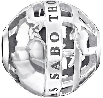 Thomas Sabo Sterling Silver Branded Globe Karma Bead
