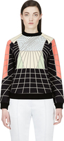 Thumbnail for your product : Peter Pilotto Navy Graphic Print Sweater