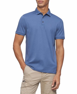 Calvin Klein Men's Liquid Touch Polo Solid with UV Protection